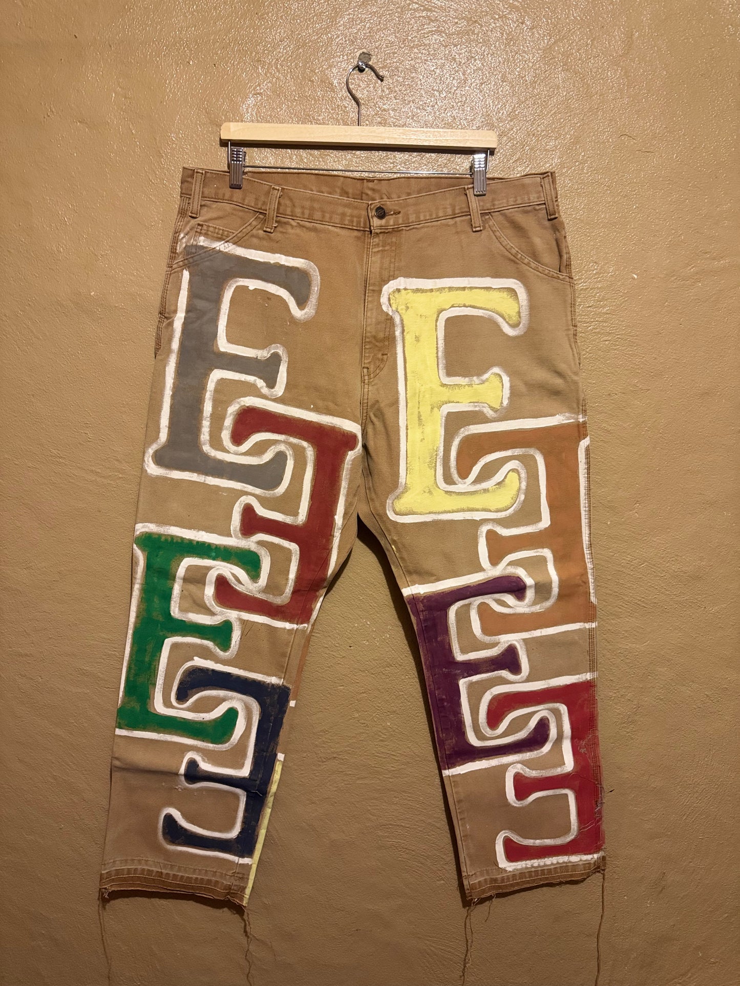 “EnD” paintEd work pant ( 40 )