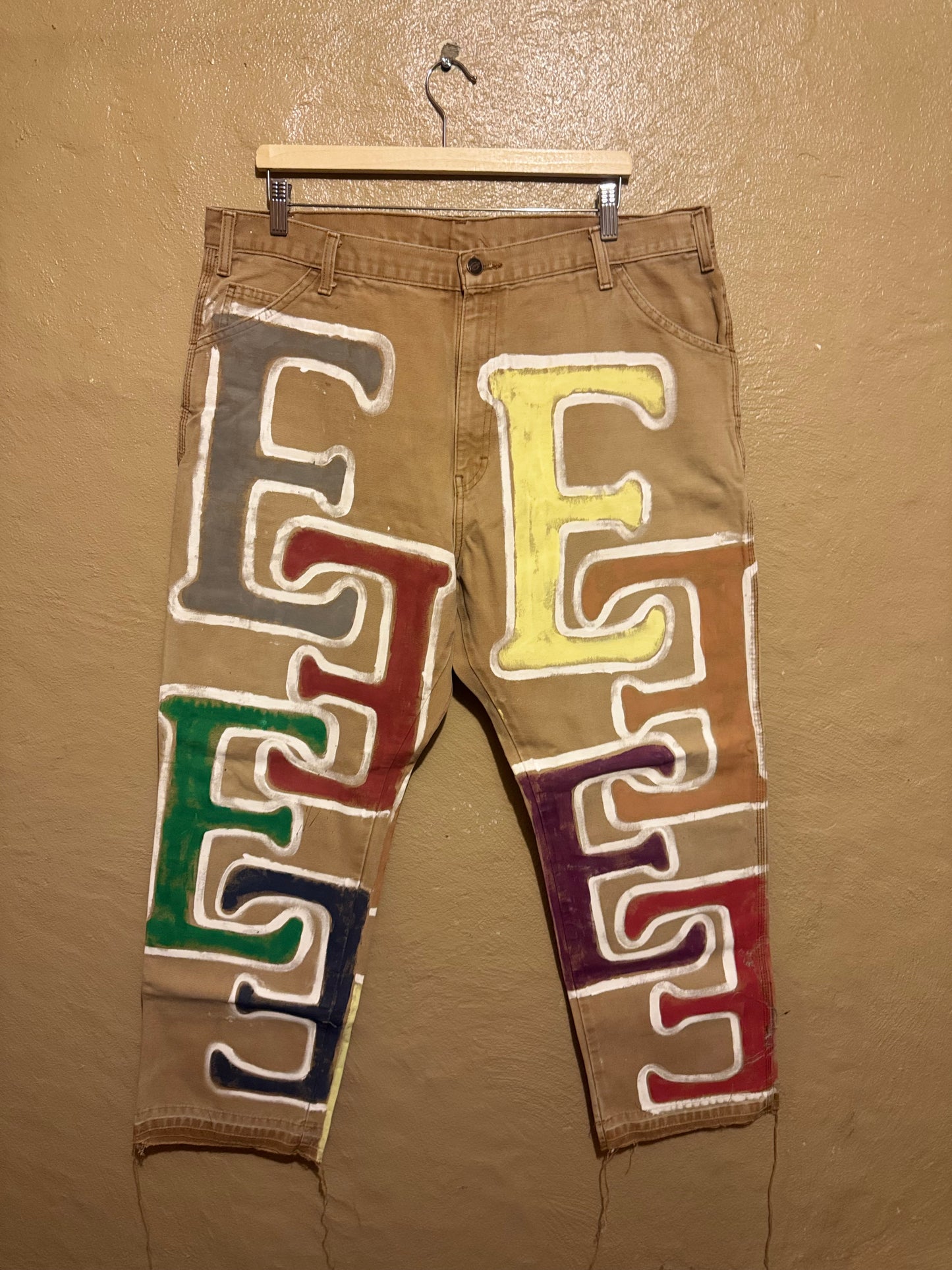 “EnD” paintEd work pant ( 40 )
