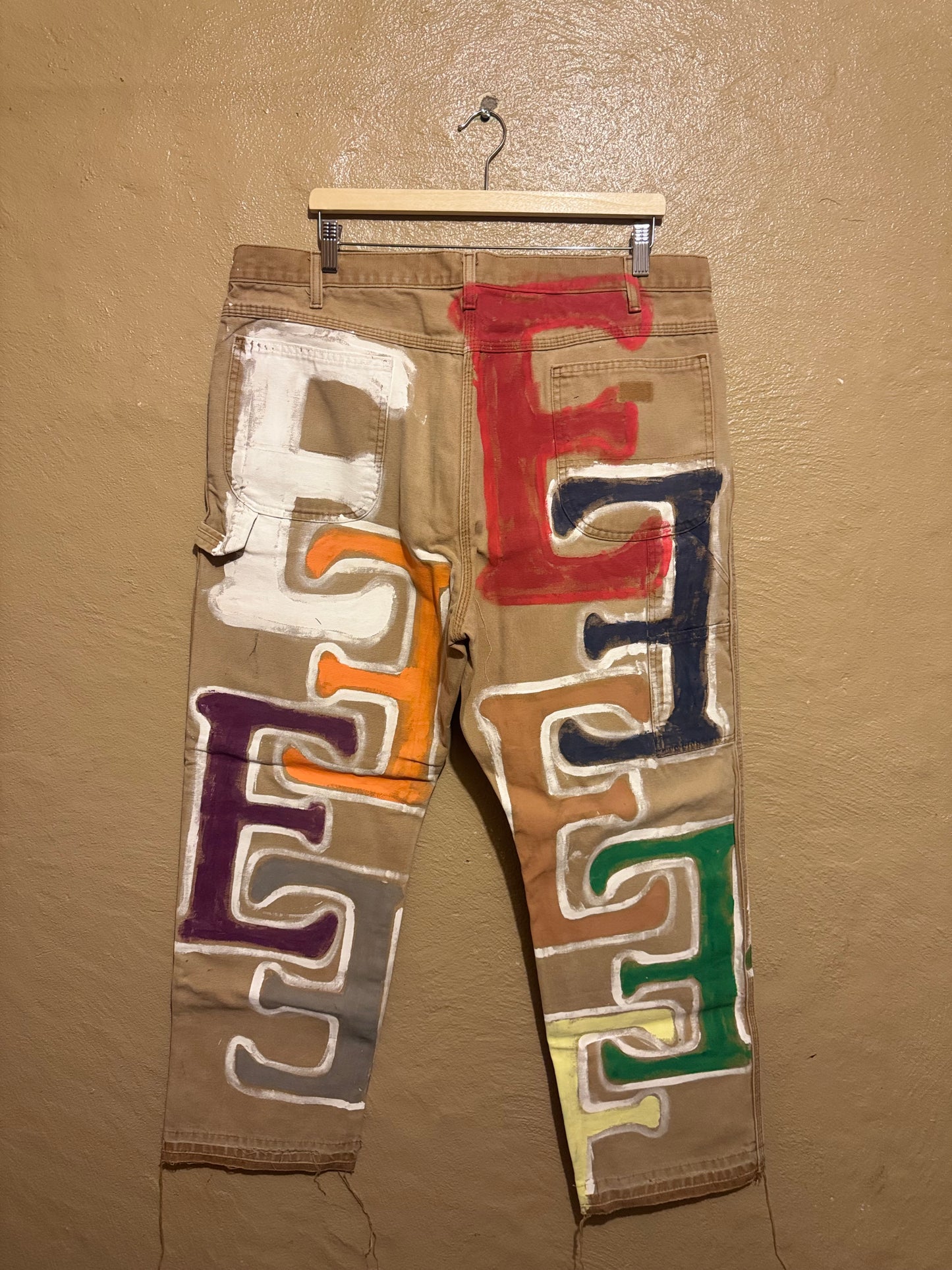 “EnD” paintEd work pant ( 40 )