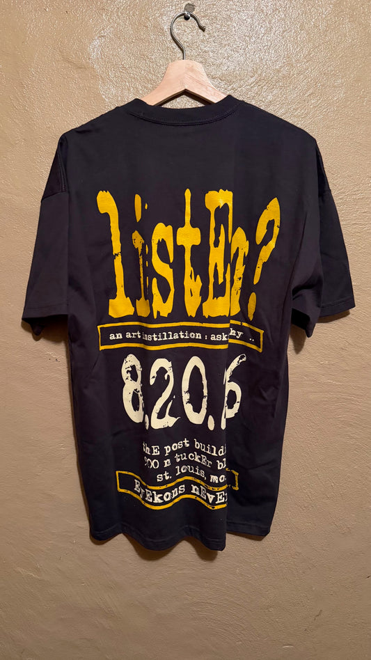 listEn? s/s EvEnt shirt