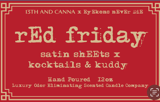 EnD x 13th & Canna “rEd friday” limitEd Edition kandlE