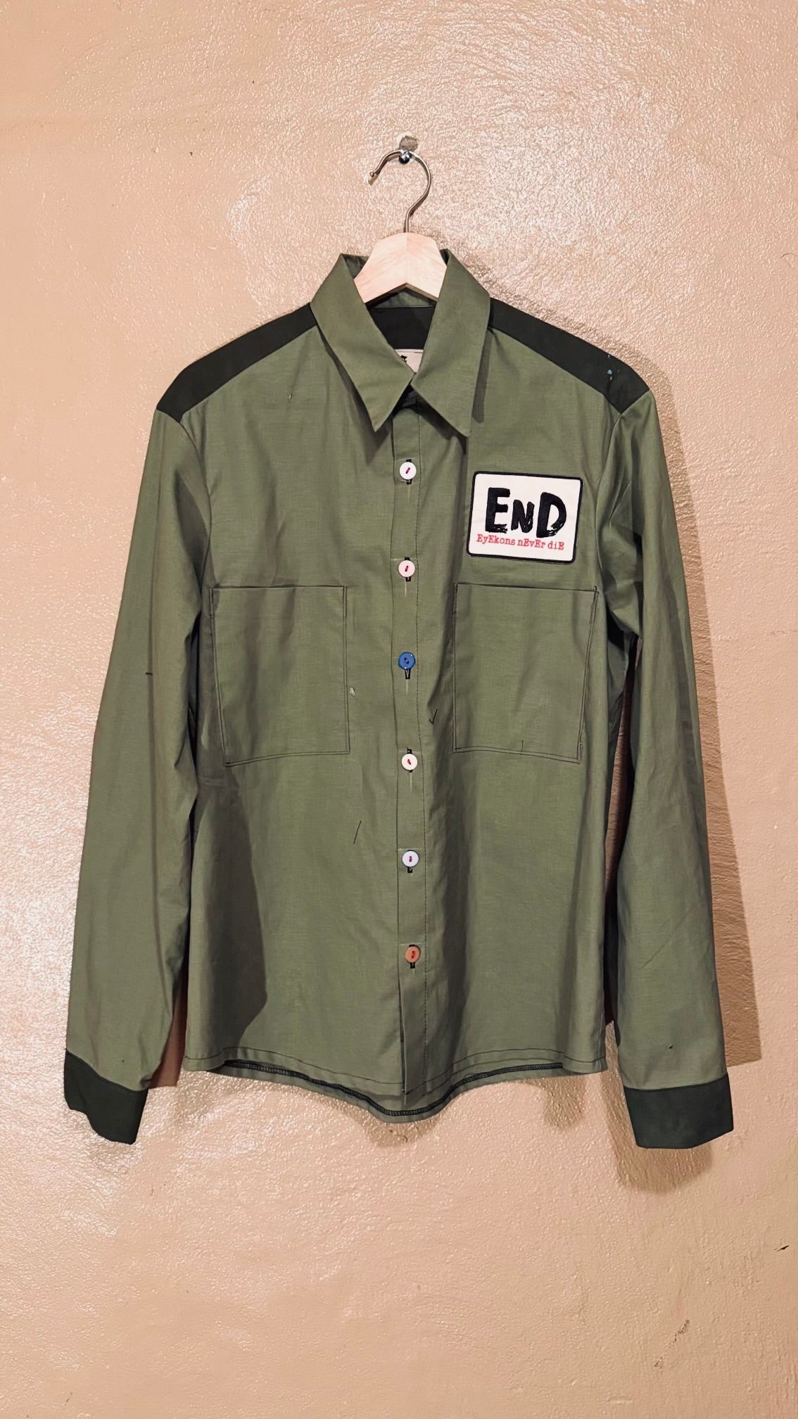 l/s work shirt (s)