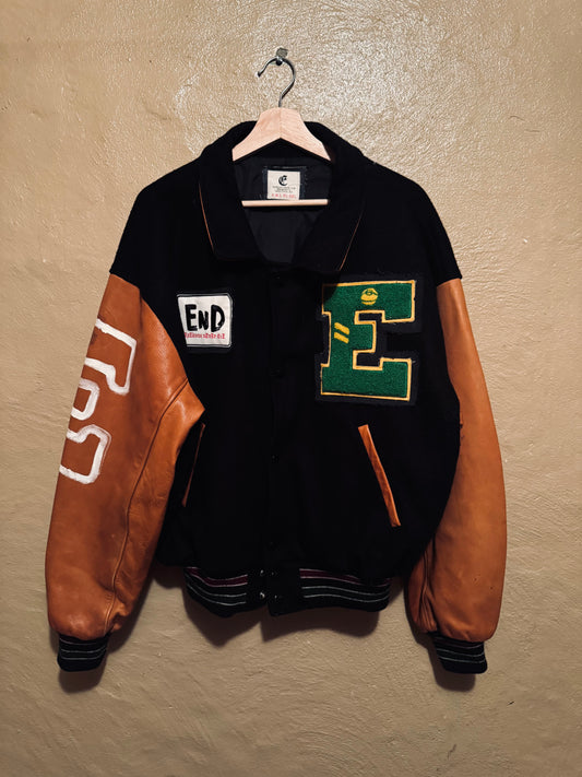 vintagE lEttErman jackEt M/L