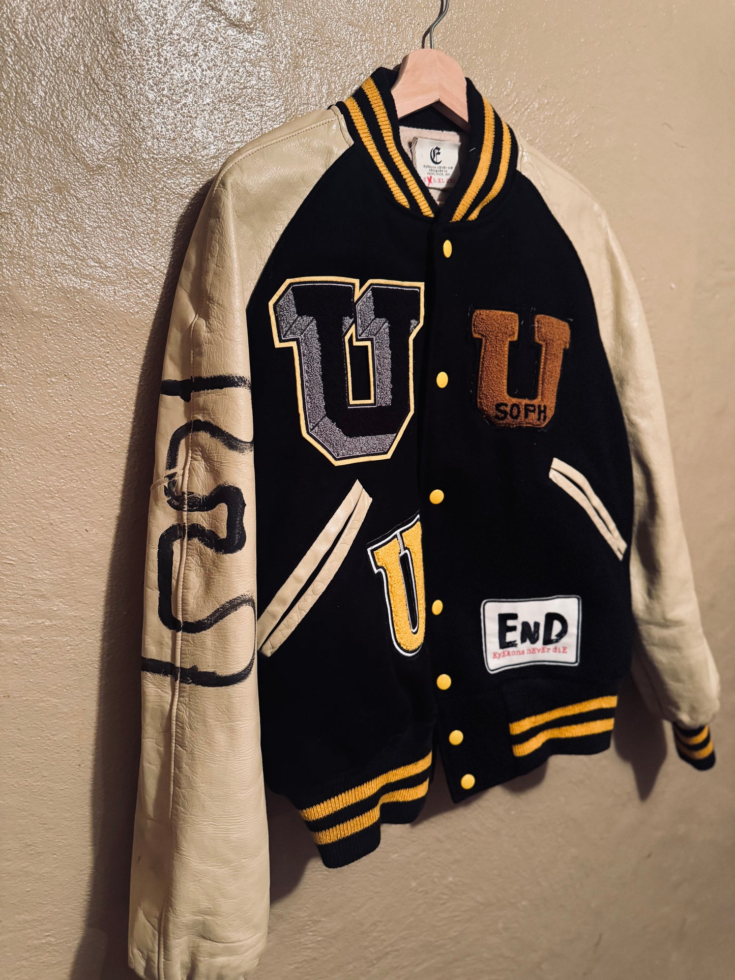 vintagE uchs lEttErman jackEt M