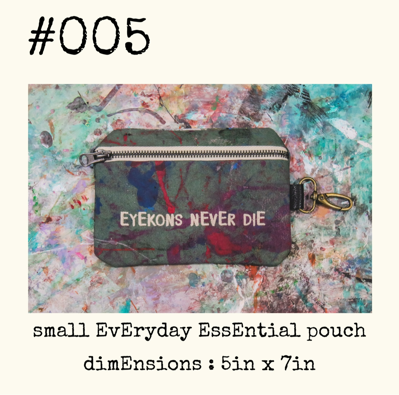 small EvEryday EssEntial pouch